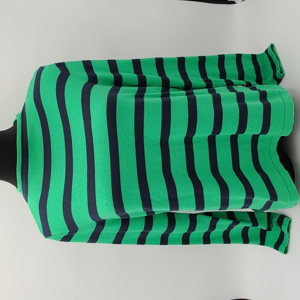 Crown &‎ Ivy Mock Neck Striped Sweater sz. PS